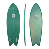 Diverse 'Astral Tracer' Fish - Green 5'4-6'2